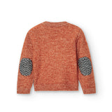Warmer Baumwollpullover mit Patches Baby BOBOLI 717038