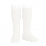 Calze Lunghe Basic A Coste In Lana Rasata In Caldo Cotone Neonato/a CONDOR 2016C