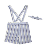 Bermuda In Cotone Con Papillon Neonato A&J A&J163