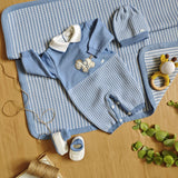 Tutina Intera In Lana 100% Con Cavalluccio A Dondolo Neonato NINNAOH I23311TF