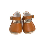 Minorchine-Modell Sandalen aus Leder für Neugeborene INDEX 1449