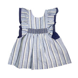 Ärmelloses Kleid aus Baumwolle für Babymädchen A&J A&J336