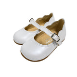 Scarpe Primi Passi Modello Ballerina In Pelle Satinata Neonata PANYNO B3206