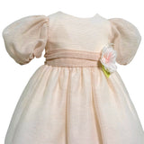 Elegantes Kleid mit Ballonärmeln aus gestreiftem Organza für Babys PETIT 2015666