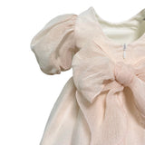 Elegantes Kleid mit Ballonärmeln aus gestreiftem Organza für Babys PETIT 2015666