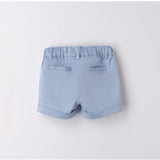 Bermuda In Cotone Con Risvolto Neonato MINIBANDA B617