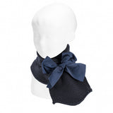 Sciarpa Incrociata A Punto Legaccio Con Fiocco Grande Bambina CONDOR 50438