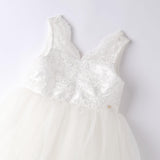Abito Elegante In Pizzo E Tulle Bambina SARABANDA 8461