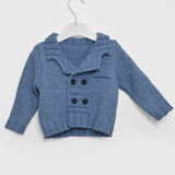 Cardigan in Lana Blu Neonato Bufi 9771A2 - BUFI - LuxuryKids