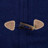 Cardigan In Misto Lana Con Zip Blu Con Alamari Bambino Dr Kid 501 - DR.KID - LuxuryKids
