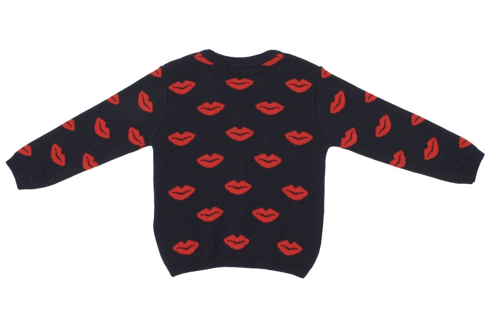 Cardigan Misto Lana Blu Bambina Dr. Kids 423 - DR.KID - LuxuryKids