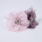 Cerchietto con Fiori Raso Panna Bambina Isabel 6425 - ISABEL - LuxuryKids