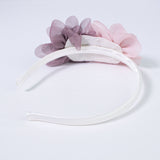 Cerchietto con Fiori Raso Panna Bambina Isabel 6425 - ISABEL - LuxuryKids