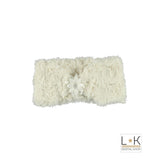 Collo in Ecopelliccia Bambina Panna Sarabanda N059 - SARABANDA - LuxuryKids