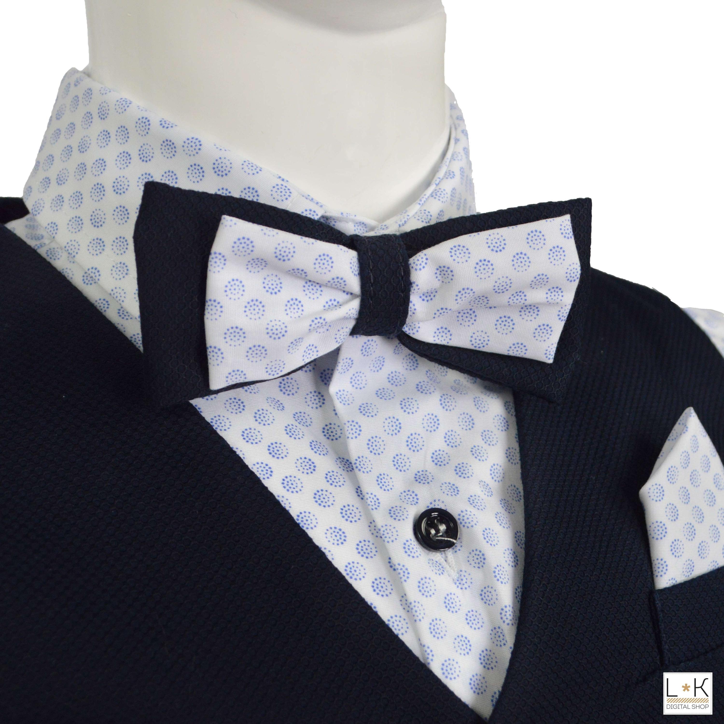 Completo 4 Pezzi Elegante Bambino Blu Bufi M10065Y1 - BUFI - LuxuryKids