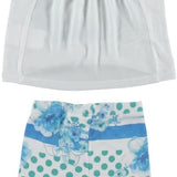 Completo Con Leggings E Maxi Shirt In Cotone Elasticizzato A Fantasia Bambina Sarabanda Q608 - SARABANDA - LuxuryKids