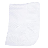 Coperta Corredino In Filo di Cotone Turchese-Bianca Neonato Dr.KID DK119 - DR.KID - LuxuryKids