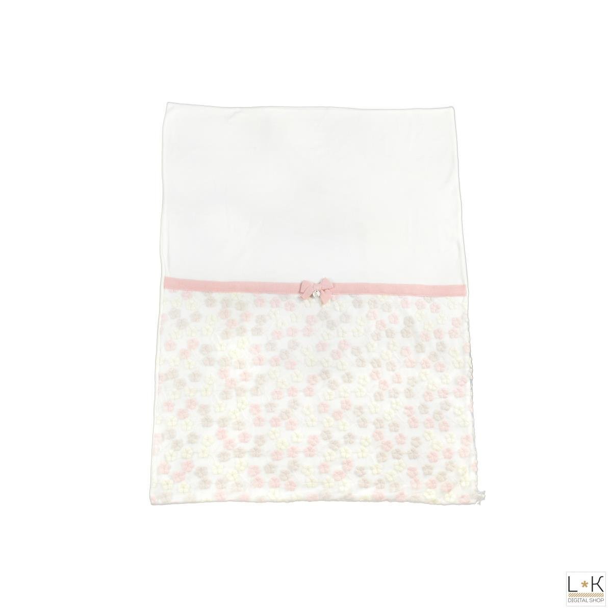 Coperta sottile in ciniglia panna neonata NINNAOH I15COP9CS - NINNAOH - LuxuryKids