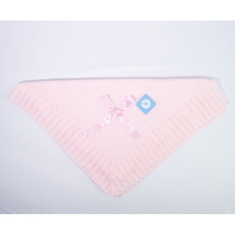 Copertina Corredino Nascita Caldo Cotone Tessuto Anallergico Rosa Neonati SARDON AM850 - SARDON - LuxuryKids