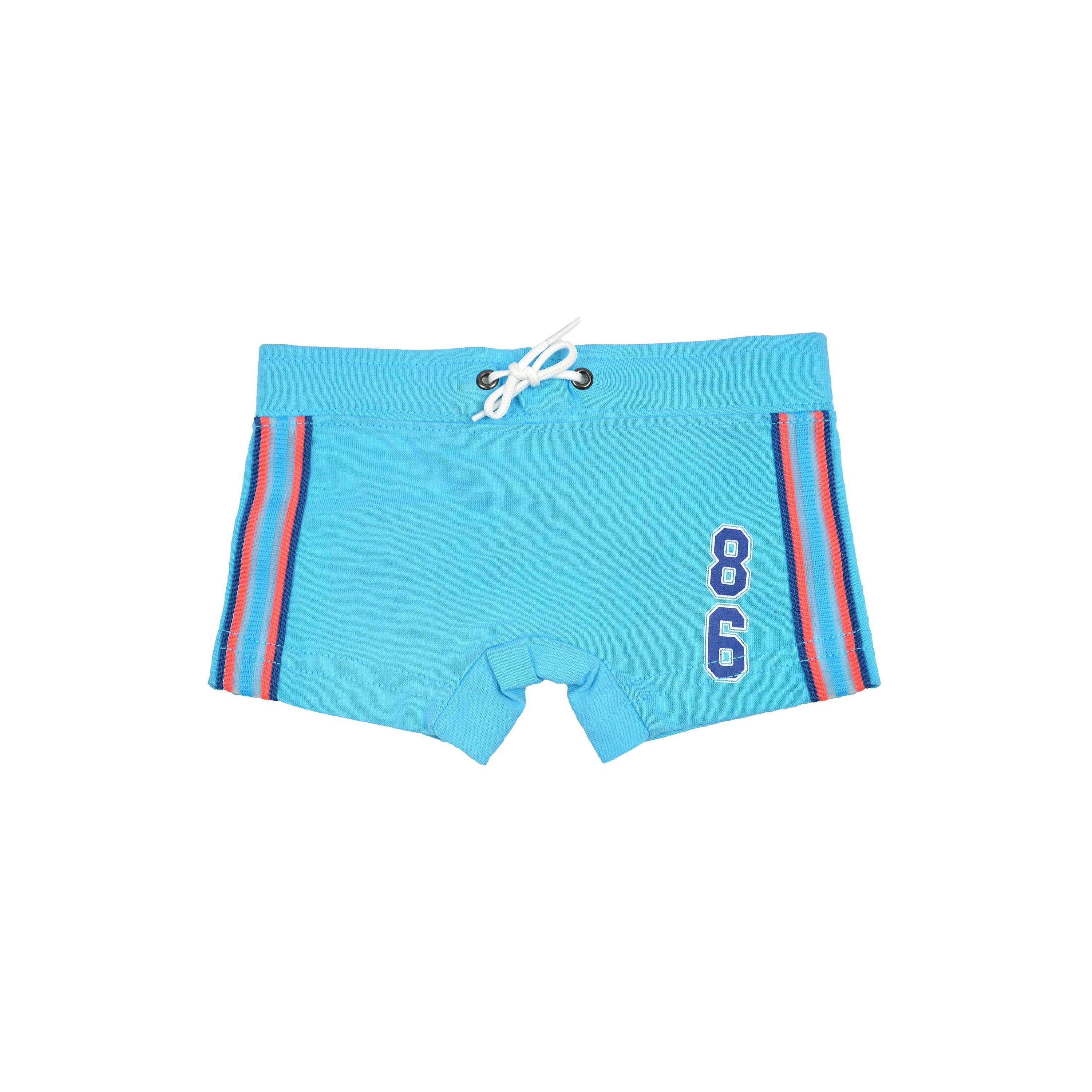Costume Boxer Celeste Neonato Minibanda E921 - MINIBANDA - LuxuryKids