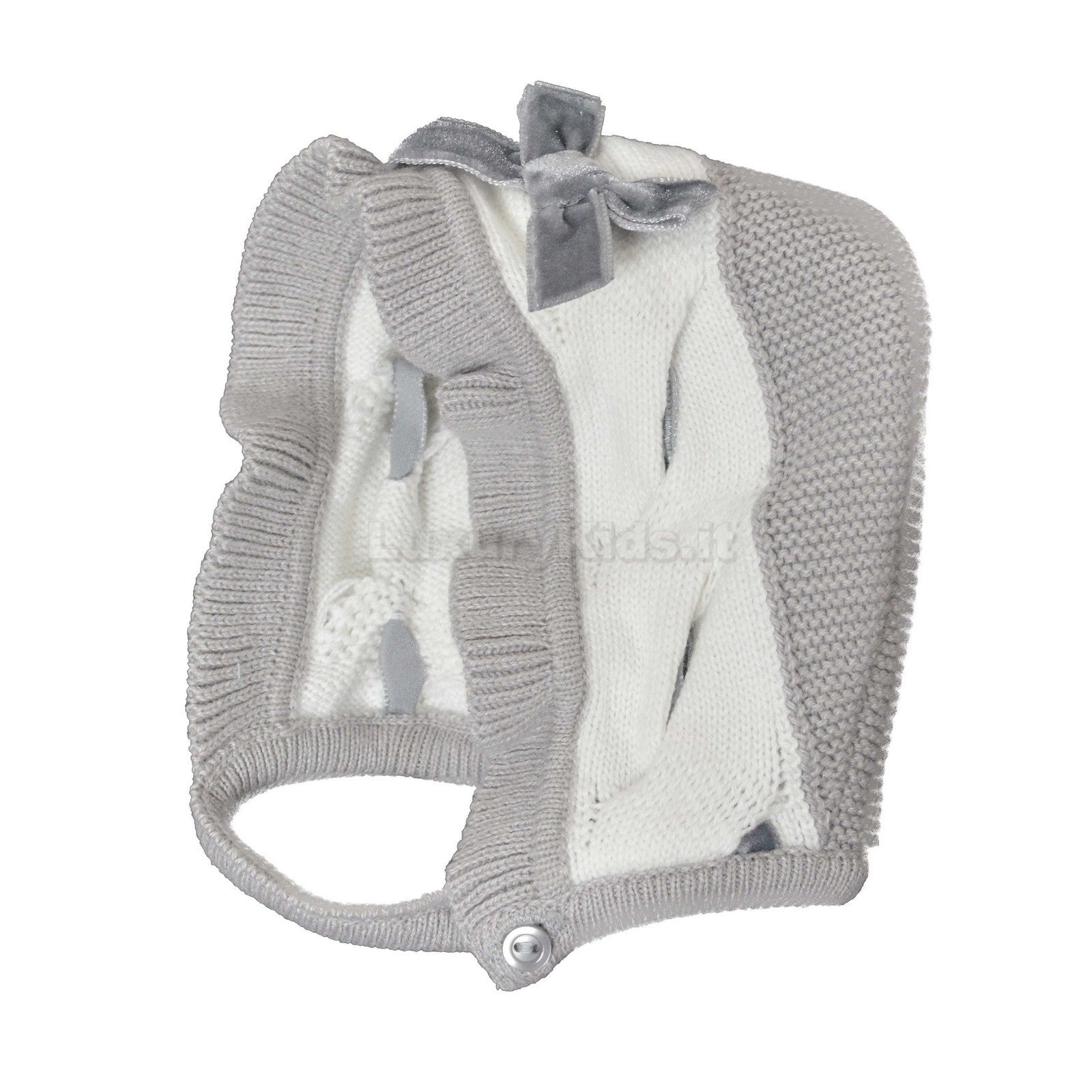 Cuffia Con Fiocco di Velluto Neonata  DR.KIDS 104 - DR.KID - LuxuryKids