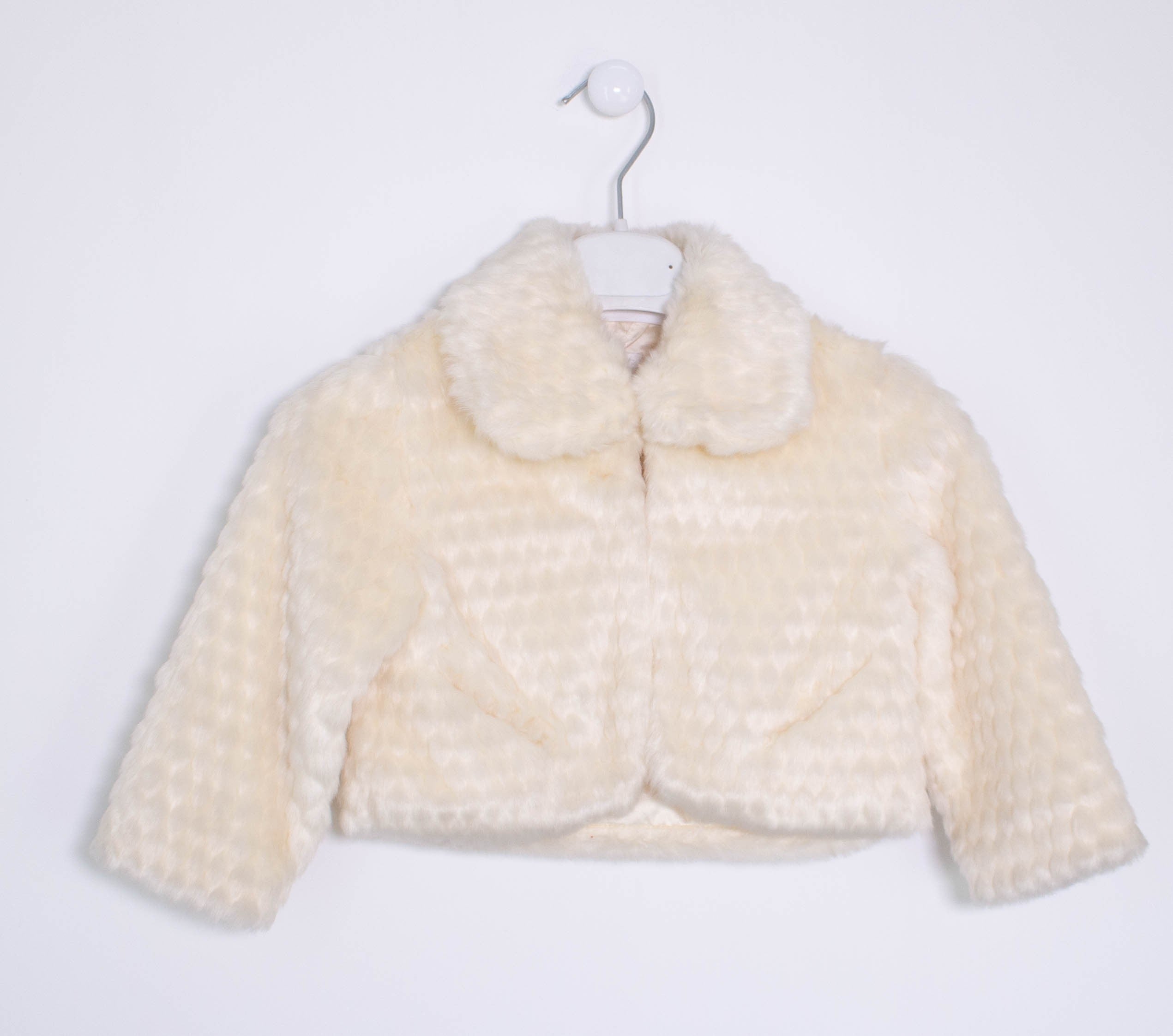 Ecopelliccia Panna Neonata Fun&Fun CHBJK6109 - FUN&FUN - LuxuryKids