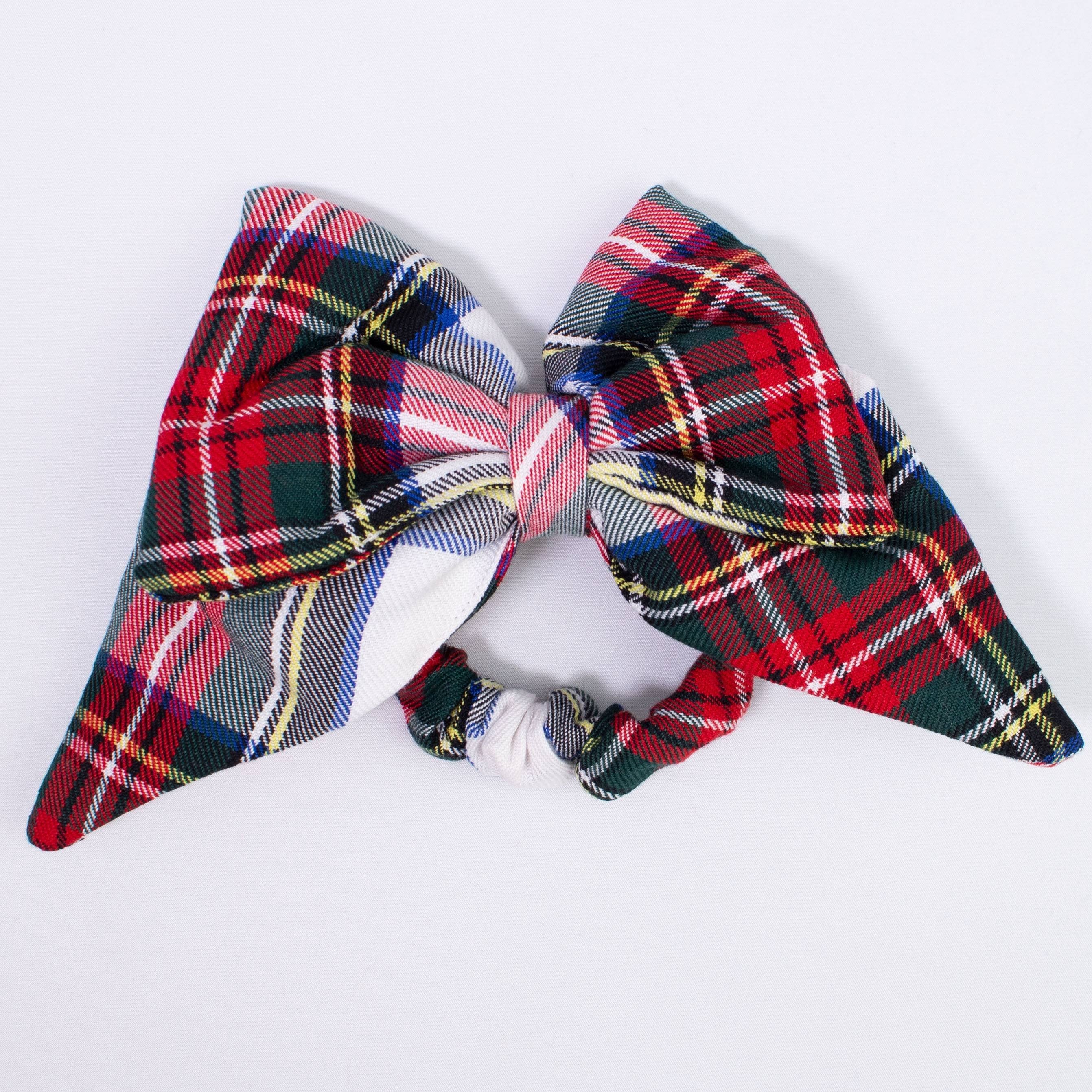 Elastico Bambina In Caldo Cotone Fantasia Scozzese Rosso Bambina CHUA EL-T1GAW19 - CHUA - LuxuryKids