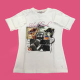 Felpa in caldo Cotone Bianco con Stampa Bambina Sarabanda H807 - SARABANDA - LuxuryKids