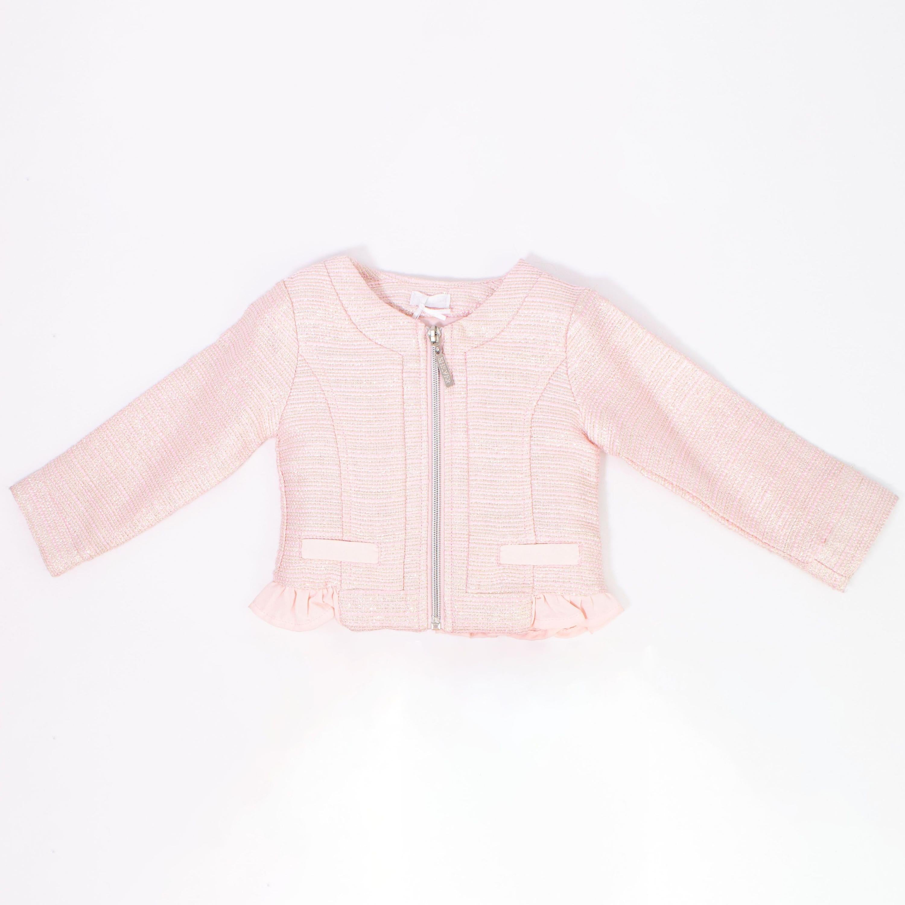 Giacca Chanel Imbottita Rosa Neonata Fun&Fun CHBJK6123 - FUN&FUN - LuxuryKids