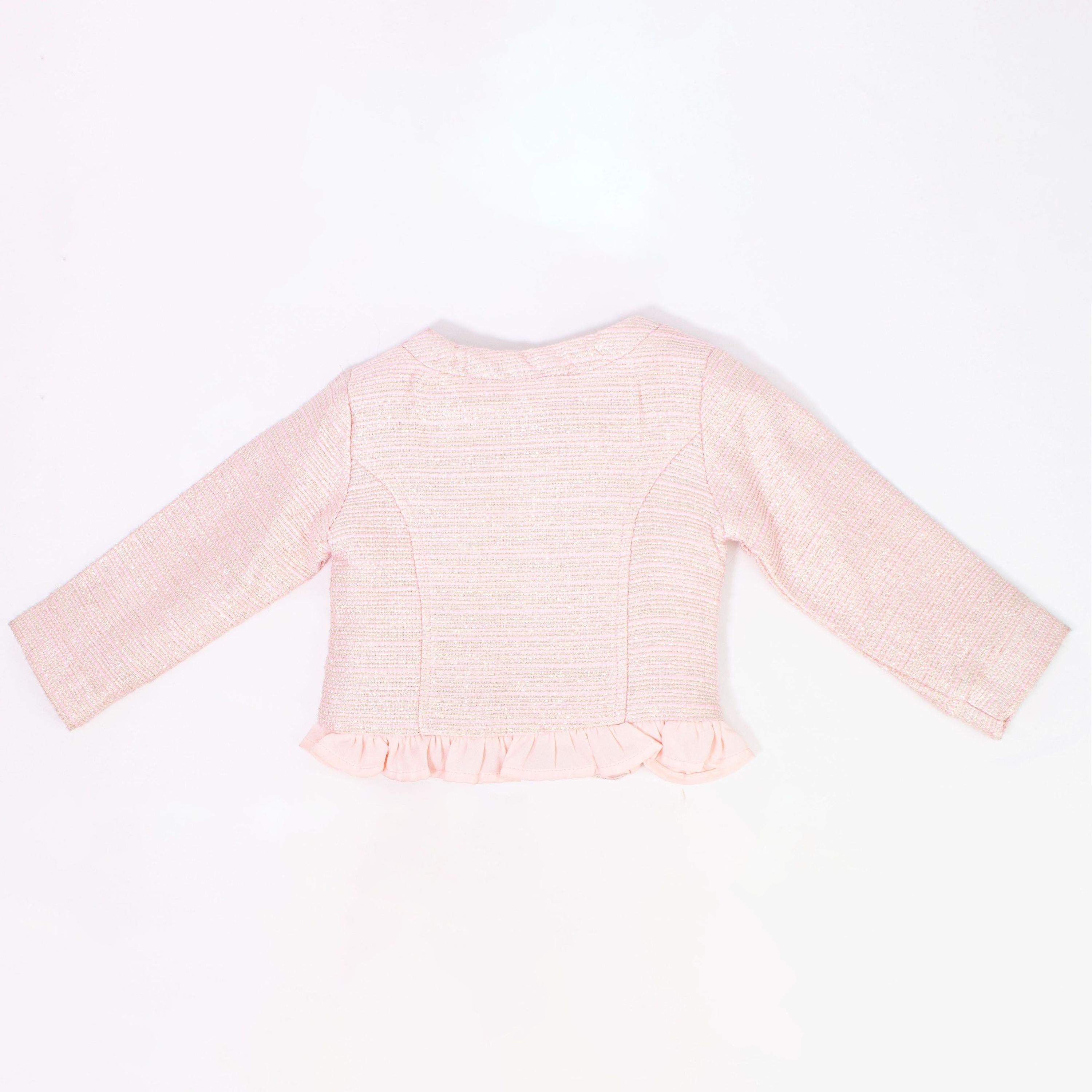Giacca Chanel Imbottita Rosa Neonata Fun&Fun CHBJK6123 - FUN&FUN - LuxuryKids