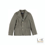 Giacca Elegante a Effetto Nido D'ape Bambino Marrone Sarabanda Q381 - SARABANDA - LuxuryKids