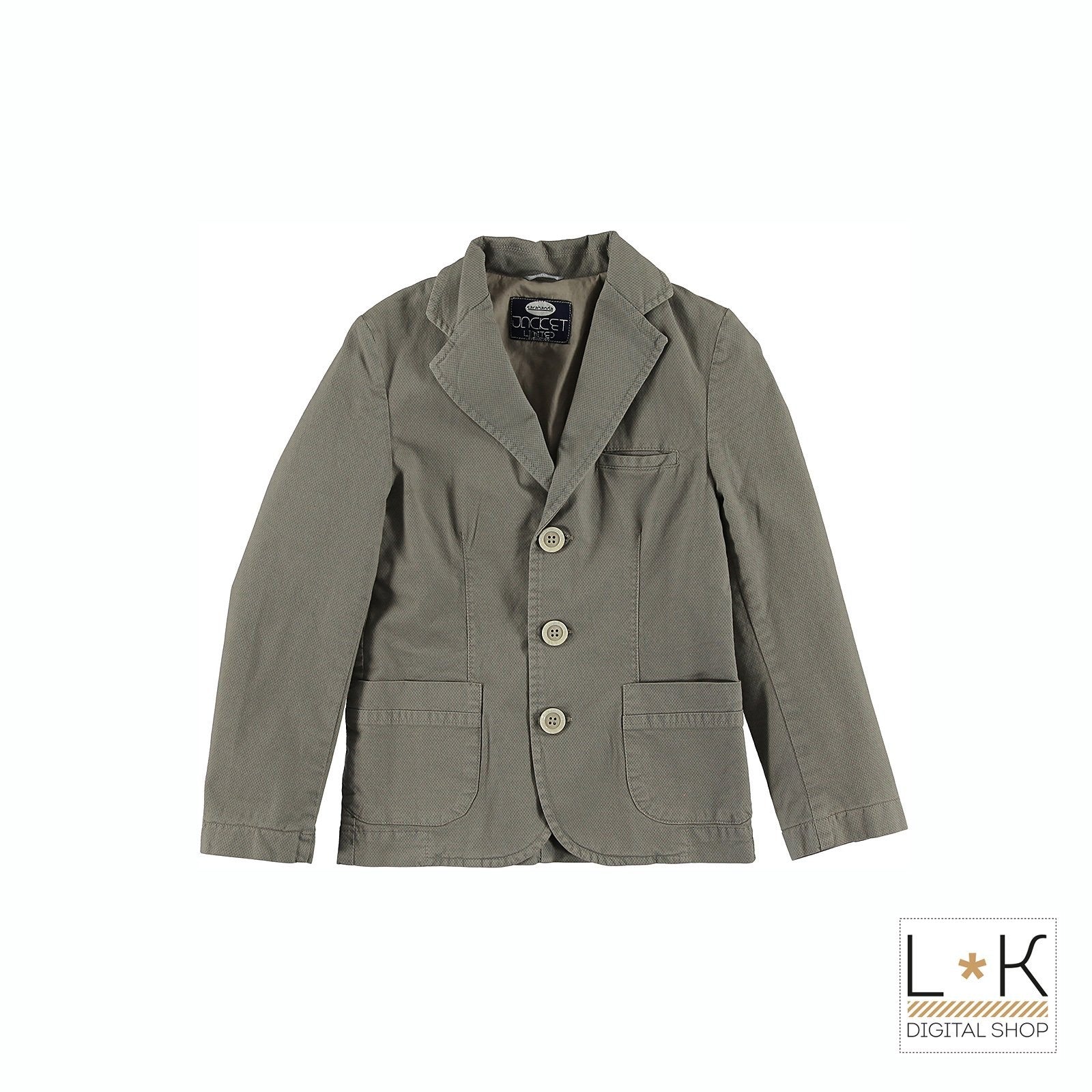 Giacca Elegante a Effetto Nido D'ape Bambino Marrone Sarabanda Q381 - SARABANDA - LuxuryKids