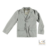 Giacca Elegante in Tinta Unita Bambino Grigio Sarabanda G384 - SARABANDA - LuxuryKids