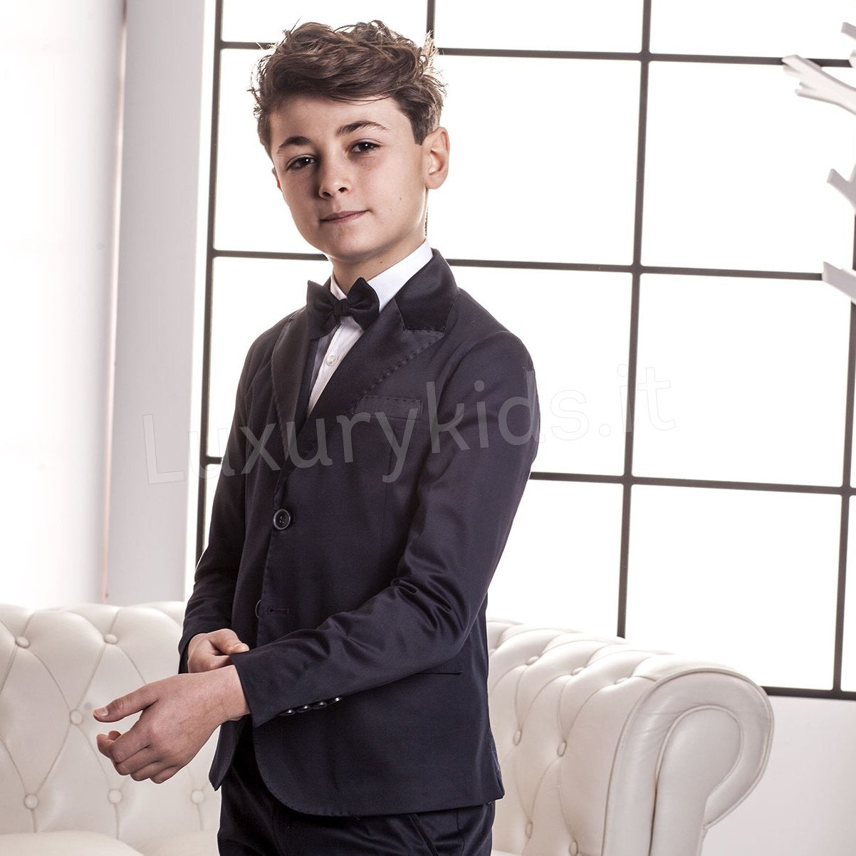 Giacca Tinta Unita Bambino Blu Manuell & Frank M3134 - MANUELL&FRANK - LuxuryKids