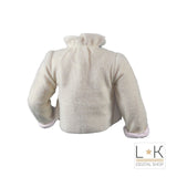 Giacchettino in Lanetta Panna Neonata Muffin&Co 6836 - MUFFIN&CO - LuxuryKids