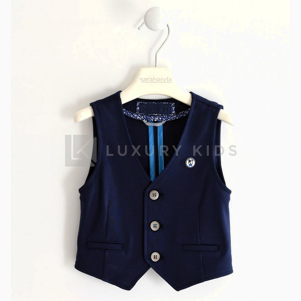 Gilet Elegante In Punto Milano  Bambino Sarabanda J171 - SARABANDA - LuxuryKids