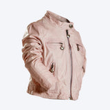 Giubbino Ecopelle Rosa Bambina Fun&Fun FUNBJK4491 - FUN&FUN - LuxuryKids