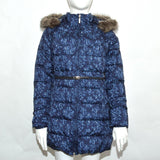 Giubbotto Lungo Imbottito Blu Bambina Sarabanda L437 - SARABANDA - LuxuryKids