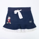 Gonna con Balza in Felpa Blu Bambina Fix Design 1N8000 - FIX DESIGN - LuxuryKids