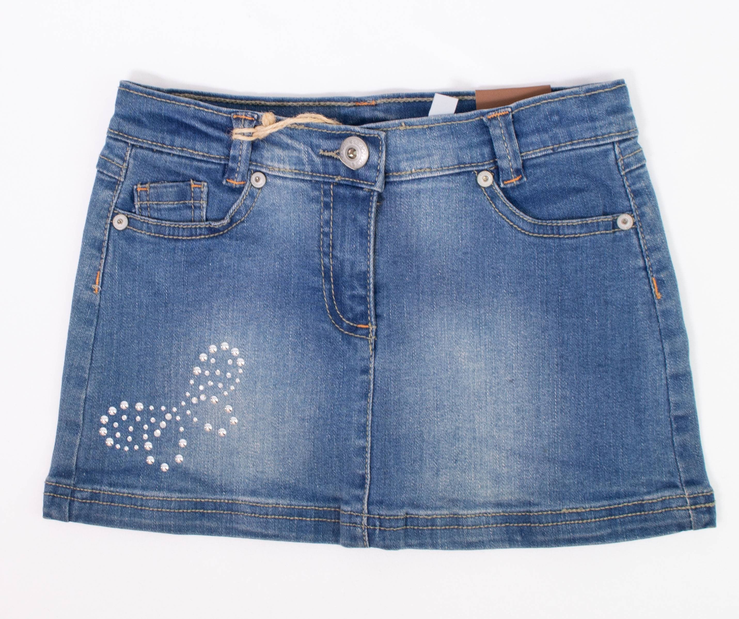 Gonna In Jeans Bambina Sarabanda M861 - SARABANDA - LuxuryKids