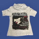 Maglia Collo Alto e Stampa Grigio Bambina Fracomina FM12FWG439 - FRACOMINA - LuxuryKids
