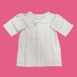 Maglia in caldo Cotone Bianco Bambina She.Ver CHBSH9380 - SHE.VER - LuxuryKids