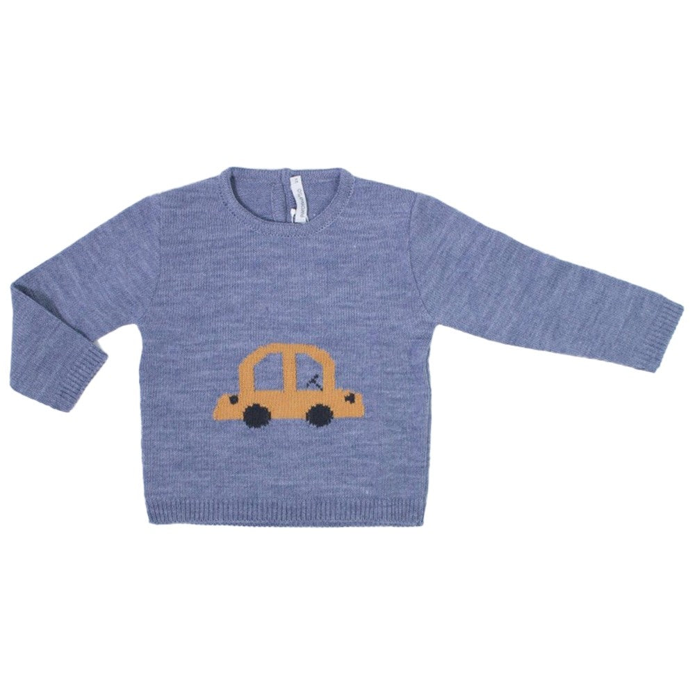 Maglioncino Caldo Cotone Grigio Bambino PALOMA DE LA O ZI8ST19 - PALOMA DE LA O - LuxuryKids