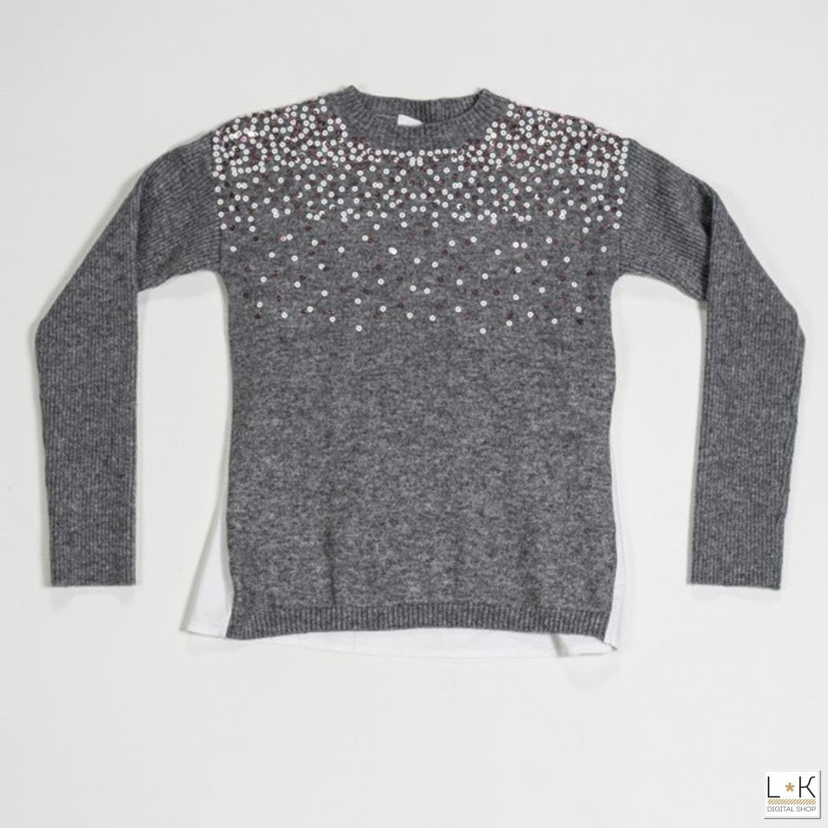 Maglioncino In Misto Lana Bambina Fun&Fun CHJSW1384 - FUN&FUN - LuxuryKids