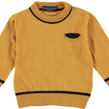 Maglioncino Misto Lana Senape Bambino Manuell&Frank MF4130B - MANUELL&FRANK - LuxuryKids