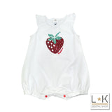 Pagliaccetto in Cotone Completo di Bavetta Neonata Moschino MDXB37 - MOSCHINO - LuxuryKids