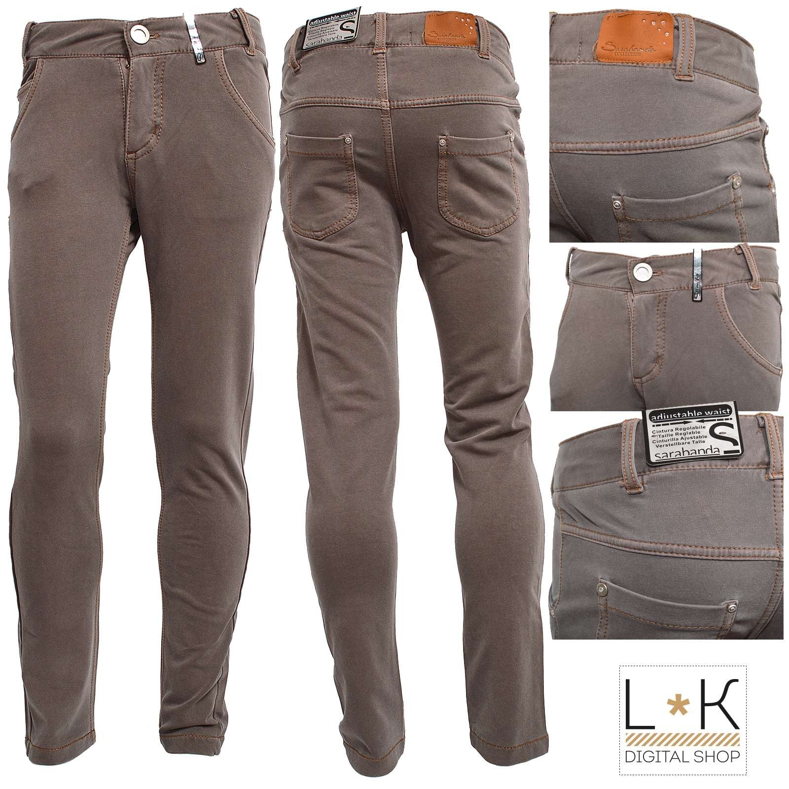 Pantaleggins Marrone in Tinta Unita Bambina Sarabanda F440 - SARABANDA - LuxuryKids