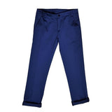 Pantalone Elegante Lungo In Cotone Blu Chiaro Con Tasche A Filo Bambino MANUELL&FRANK MF1120B - MANUELL&FRANK - LuxuryKids