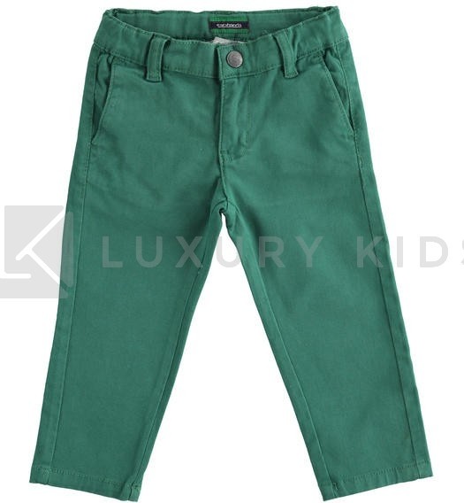 Pantalone In Twill Di Cotone Slim Fit Bambino Sarabanda K150 - SARABANDA - LuxuryKids