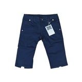 Pinocchietto Blu in Tinta Unita Bambina Fun&Fun FUNBPT0033 - FUN&FUN - LuxuryKids